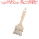 プラ柄白ハケ(山羊毛) 60mm 【バレンタイン 手作り 刷毛 ハケ はけ お好み焼き器 たこ焼き器 イカ焼き器 焼き鳥器 タレ】【厨房館】