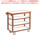【まとめ買い10個セット品】エコノミー和風4段ワゴン SA-67E【メーカー直送/後払い決済不可 業務用 調理器具 厨房用品 厨房機器 プロ 愛用 販売 なら ...