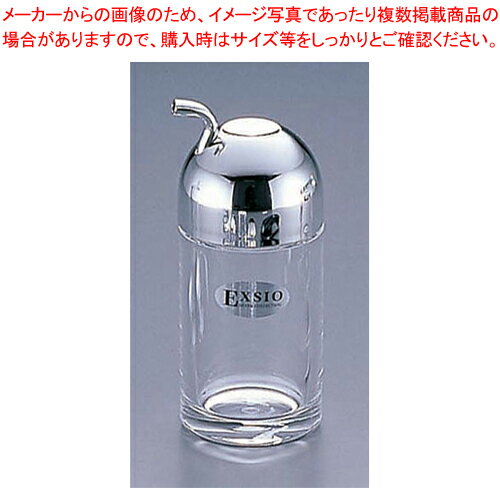 商品の仕様●お客様よく検索キーワード：【調味料保存容器 食卓調味料入れ 】●サイズ：直径×高さ(mm)56×115●容量(cc)：110●メーカー品番：EX-2●EXSIO エクシオシリーズ(耐熱：70℃)●材質：本体/メタクリル樹脂、フタ/ABS樹脂(メッキ)、パイプ/ステンレス、パッキン/シリコン樹脂※商品画像はイメージです。複数掲載写真も、商品は単品販売です。予めご了承下さい。※商品の外観写真は、製造時期により、実物とは細部が異なる場合がございます。予めご了承下さい。※色違い、寸法違いなども商品画像には含まれている事がございますが、全て別売です。ご購入の際は、必ず商品名及び商品の仕様内容をご確認下さい。※原則弊社では、お客様都合（※色違い、寸法違い、イメージ違い等）での返品交換はお断りしております。ご注文の際は、予めご了承下さい。【2018PO】 ●関連キーワード【調味料小分け容器】【end-9-1967】