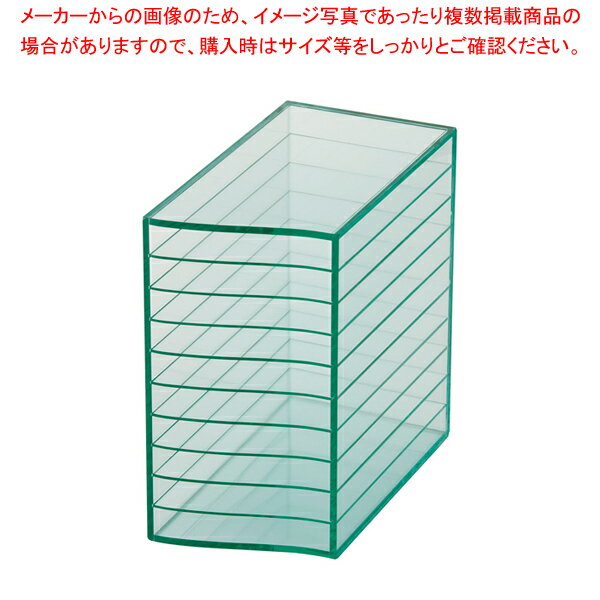えいむ アクリル10段クリアーホルダー ケース HC-4【Aim【えいむ】 伝票ホルダー Aim（えいむ） 伝票ホルダー 業務用】【厨房館】