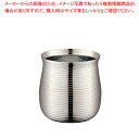 【まとめ買い10個セット品】UKステンレス ガラ入れ(ライン入り) M 0360 0360【厨房館】(3)