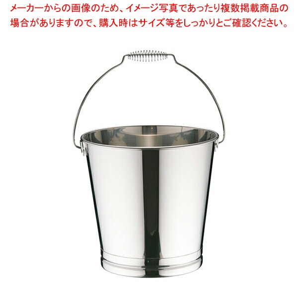 SA18-8溶接バケツ 15L【バケツ 業務用】【厨房館】