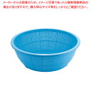 【まとめ買い10個セット品】 イケダ DX丸ざる ♯650 ブルー【ザル カゴ プラスチック 丸ザル プラスチックざる 66cm】【厨房館】