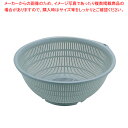 【まとめ買い10個セット品】 BKざる PP-18 グレー【ザル カゴ プラスチック 丸ザル プラスチックざる 18cm】【厨房館】(3)