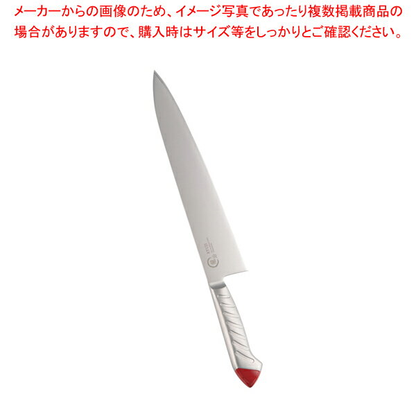 龍治 ステンカラー 牛刀 30cm レッド【人気 業務用 販売 楽天 通販】【厨房館】