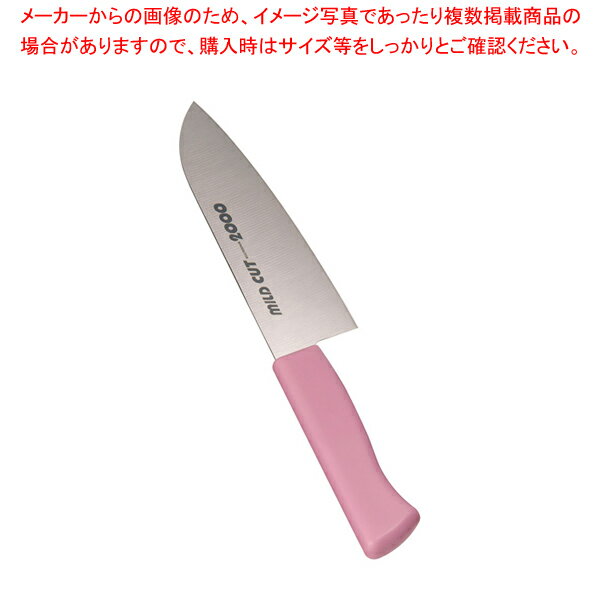 【まとめ買い10個セット品】マイルドカット2000抗菌カラー万能庖丁 16cm MCB-P ピンク【