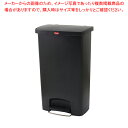【まとめ買い10個セット品】トラスト ステップオンコンテナ ワイド 袋止め付き 1308 ブラック【厨房館】