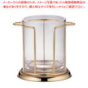 【まとめ買い10個セット品】ストレート型 アイスペール 金メッキ仕上げ【厨房館】