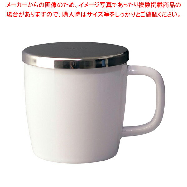 商品の仕様●茶こしの付いたポットいらずの一人用マグ●茶こしをセットして、ティーポットで丁寧に淹れたような本格的なお茶が楽しめます。●蓋はひっくり返し、茶こしの受けになります。■サイズ全幅×奥行×高さ(mm)：124×93×93■●容量(cc)：325 ●材質：蓋・茶こし/18-8ステンレス、本体/硬質陶器※商品画像はイメージです。複数掲載写真も、商品は単品販売です。予めご了承下さい。※商品の外観写真は、製造時期により、実物とは細部が異なる場合がございます。予めご了承下さい。※色違い、寸法違いなども商品画像には含まれている事がございますが、全て別売です。ご購入の際は、必ず商品名及び商品の仕様内容をご確認下さい。※原則弊社では、お客様都合（※色違い、寸法違い、イメージ違い等）での返品交換はお断りしております。ご注文の際は、予めご了承下さい。【end-9-0914】→単品での販売はこちら