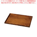 【まとめ買い10個セット品】木製ノンスリップマルチトレイ ブラウン 中【厨房館】