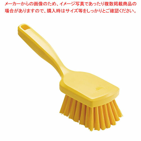 トラスト ショートハンドルブラシ ソフト 1241605 イエロー 【厨房館】