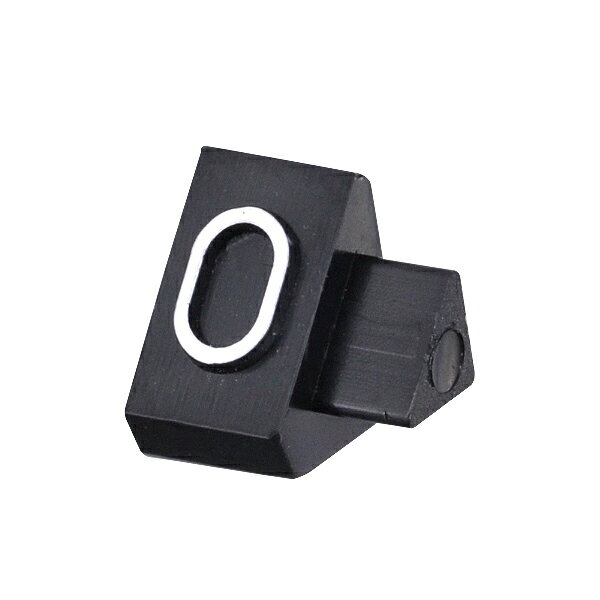 ニュープライスキューブ補充用単品M用 黒/白文字 0【厨房館】