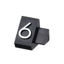 ニュープライスキューブ補充用単品M用 黒/白文字 6【厨房館】