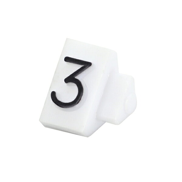 プライスキューブ補充用 S用 白/黒文字 3【厨房館】