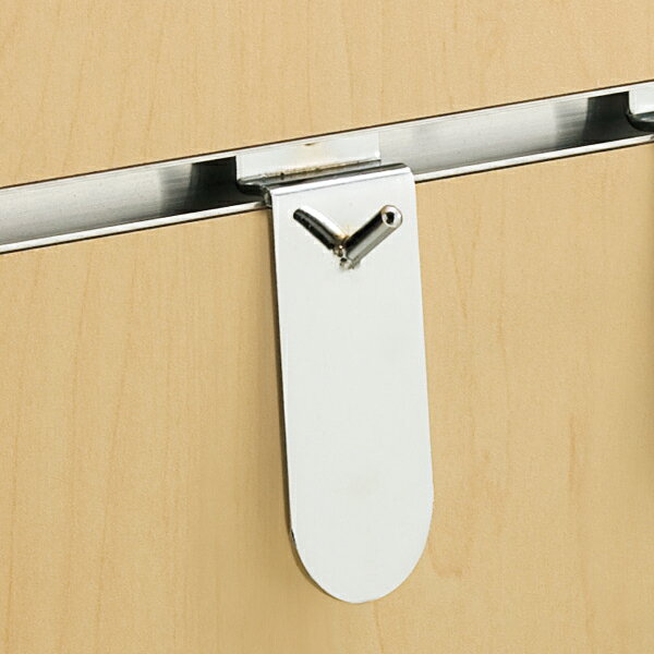 スロットウォール用1点掛フック時計用（5本）【厨房館】