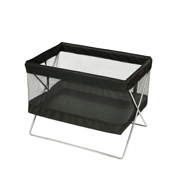 ミニサイドワゴン メッシュ ブラック【厨房館】