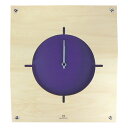 時計 壁掛け WALL CLOCK パープル YK05-100 【壁掛け時計　インテリア　かわいい　時計　リビング　子供部屋　子供】【厨房館】