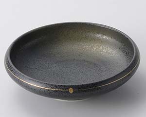 【まとめ買い10個セット品】和食器 ミ014-118 金彩焼締め鉄鉢向付【キャンセル/返品不可】【厨房館】