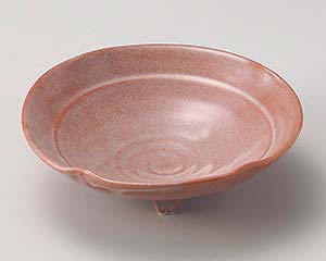 【まとめ買い10個セット品】和食器 ウ036-228 赤楽花型向付【キャンセル/返品不可】【厨房館】