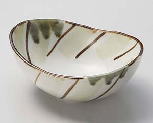 和食器 オ037-238 モダン十草楕円鉢(大)【厨房館】