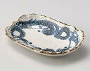 和食器 テ037-058 波唐草6.0皿【厨房館】