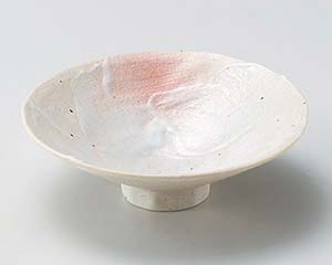 【まとめ買い10個セット品】和食器 オ040-108 桜志野平鉢(小)【キャンセル/返品不可】【厨房館】