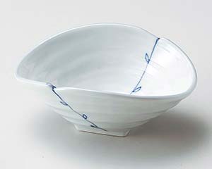 【まとめ買い10個セット品】和食器 ツ047-258 若芽結び変形小鉢【キャンセル/返品不可】【厨房館】