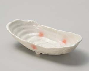 【まとめ買い10個セット品】和食器 ア049-258 ピンク吹き長小鉢【キャンセル/返品不可】【厨房館】