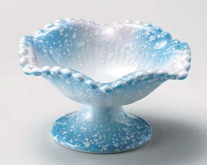 【まとめ買い10個セット品】和食器 ツ054-278 玉渕波しぶき4.3高台小鉢【キャンセル/返品不可】【厨房館】