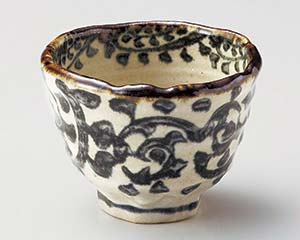 【まとめ買い10個セット品】和食器 オ059-028 タコ唐草深口小鉢【キャンセル/返品不可】【厨房館】