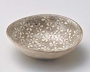 【まとめ買い10個セット品】和食器 ユ058-298 黄釉花三島ひねり小鉢【キャンセル/返品不可】【厨房館】