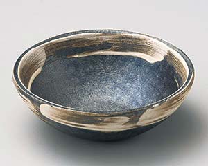 【まとめ買い10個セット品】和食器 メ062-108 黒窯変刷毛目4.2小鉢【キャンセル/返品不可】【厨房館】