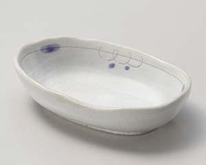 【まとめ買い10個セット品】和食器 オ062-118 ボルドー舟型鉢(小)【キャンセル/返品不可】【厨房館】