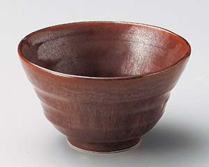 【まとめ買い10個セット品】和食器 タ063-278 赤釉もえぎ3.0鉢【キャンセル/返品不可】【厨房館】