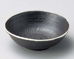 【まとめ買い10個セット品】和食器 ア064-128 黒釉丸小鉢【キャンセル/返品不可】【厨房館】