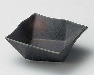 【まとめ買い10個セット品】和食器 ネ065-118 備前風オリメ角鉢小【キャンセル/返品不可】【厨房館】