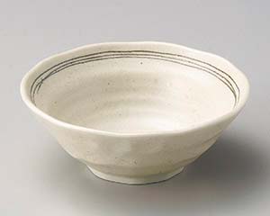 【まとめ買い10個セット品】和食器 ヤ068-308 茶ライン4.0深鉢【キャンセル/返品不可】【厨房館】