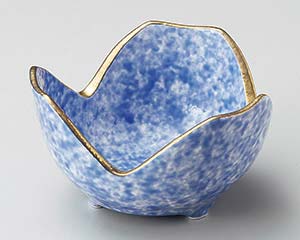 【まとめ買い10個セット品】和食器 ミ070-328 ルリ吹割山椒3.3小鉢【キャンセル/返品不可】【厨房館】