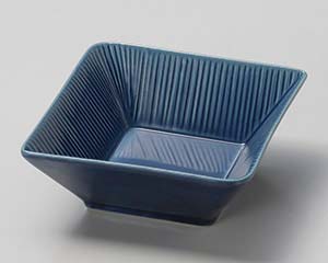 【まとめ買い10個セット品】和食器 ロ072-398 ルリ角小鉢【キャンセル/返品不可】【厨房館】