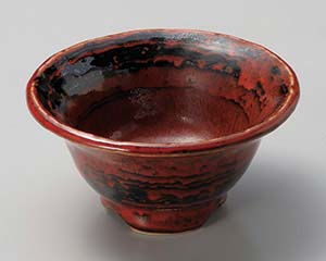 【まとめ買い10個セット品】和食器 ト071-068 赤柚子 小鉢 大【キャンセル/返品不可】【厨房館】