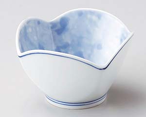 【まとめ買い10個セット品】和食器 ロ072-148 タゝキ四葉3.5小鉢【キャンセル/返品不可】【厨房館】