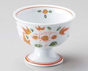 【まとめ買い10個セット品】和食器 ウ075-088 赤絵高台小鉢【キャンセル/返品不可】【厨房館】