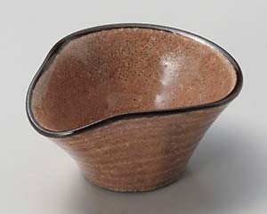【まとめ買い10個セット品】和食器 ホ077-168 ワインレッド片口小付【キャンセル/返品不可】【厨房館】