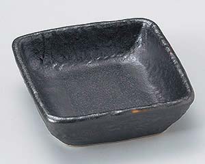 【まとめ買い10個セット品】和食器 ミ081-488 黒釉正角小付【キャンセル/返品不可】【厨房館】