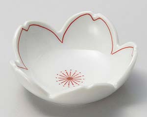 【まとめ買い10個セット品】和食器 ミ085-038 桜形上絵珍味【キャンセル/返品不可】【厨房館】
