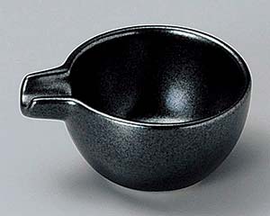 【まとめ買い10個セット品】和食器 ア087-338 黒片口珍味【キャンセル/返品不可】【厨房館】