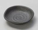 和食器 ト087-498 黒鉄吹き2.8なで角皿【厨房館】