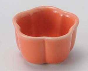 【まとめ買い10個セット品】和食器 カ092-248 オレンジ梅型珍味(小)【キャンセル/返品不可】【厨房館】