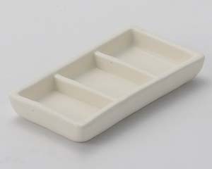 【まとめ買い10個セット品】和食器 ア092-028 白マット三品ミニ【キャンセル/返品不可】【厨房館】