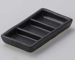 【まとめ買い10個セット品】和食器 ア092-038 黒マット三品ミニ【キャンセル/返品不可】【厨房館】